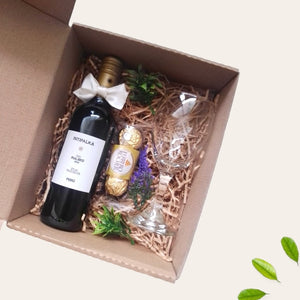 Gift Box Vino 4 | Regalos Personalizados | Boketto Lima. 