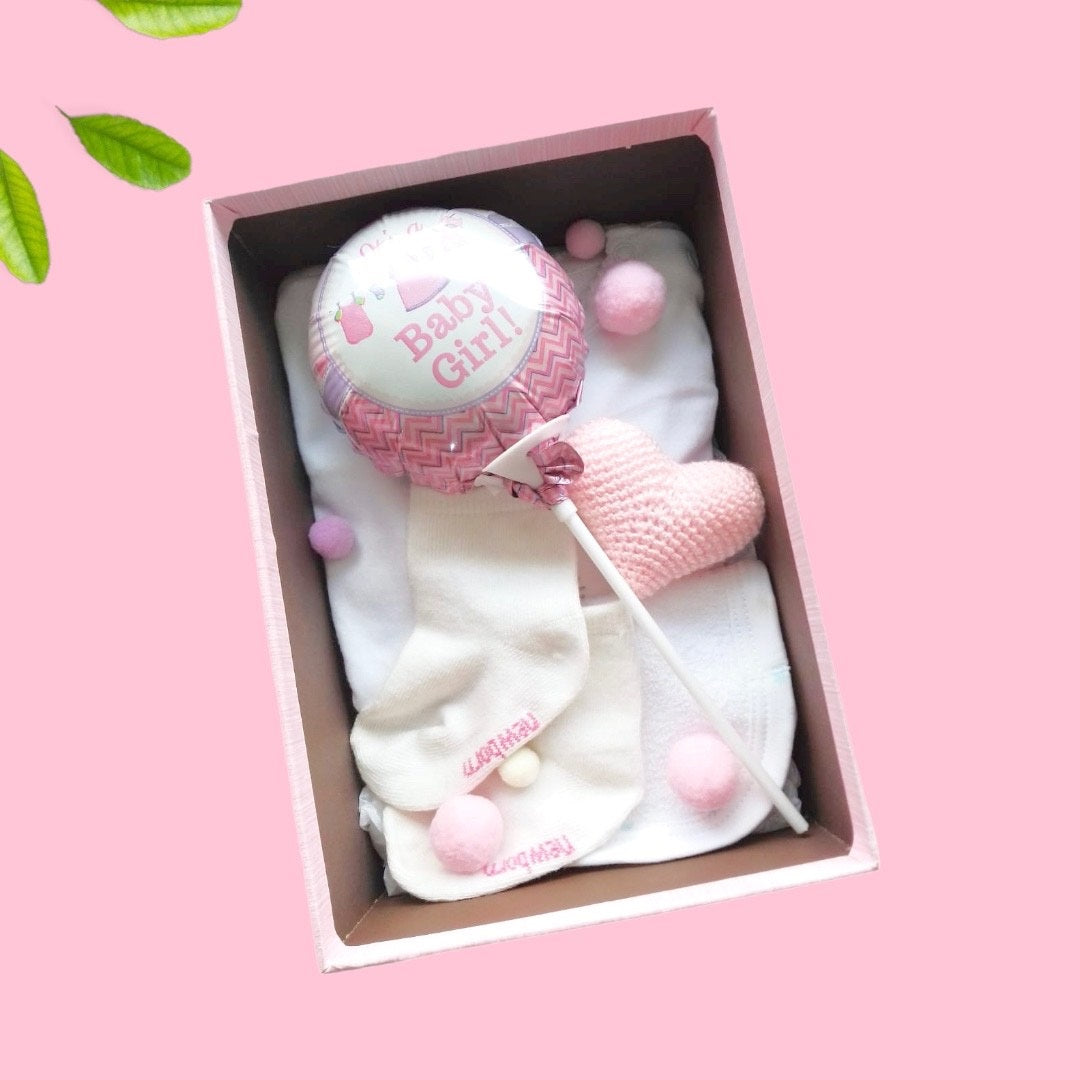 Gift Box Recién Nacido Bebé Niña 1, Regalos Personalizados