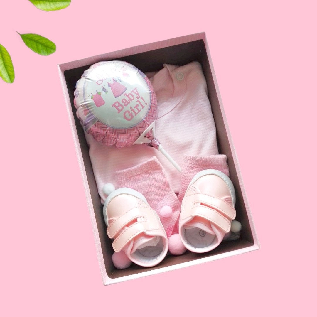 Gift Box Recién Nacido Bebé Niña 1, Regalos Personalizados